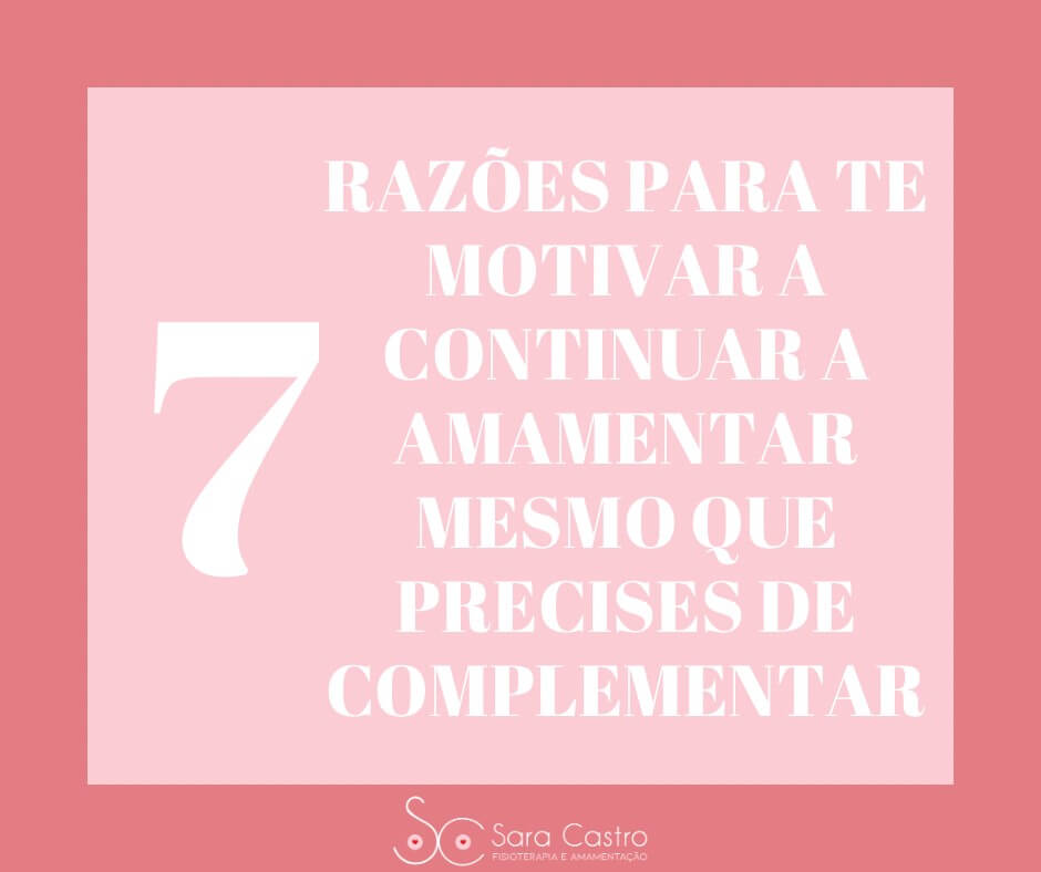 7 razões para amamentar sara castro amamentação