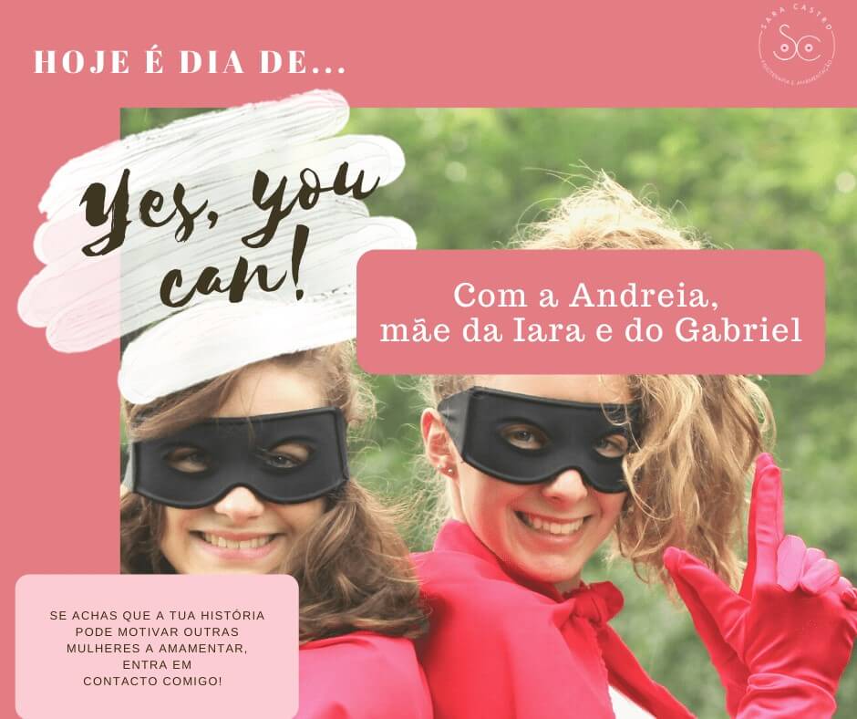 yes you can sara castro amamentação