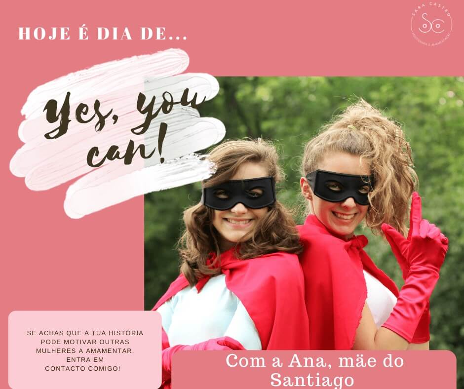 yes you can mae ana sara castro amamentação